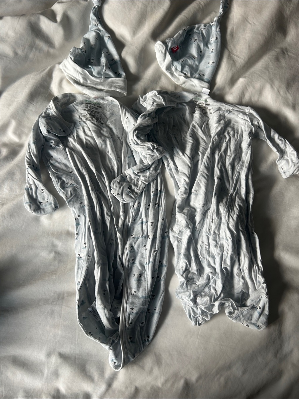 Magnetic Me Sleep Sacks with Matching Cap x2